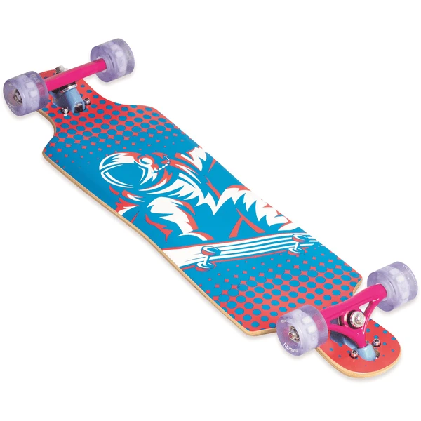 AUTHENTIC SPORTS Lang Board Compact ABEC 7 Space , Met Verlichte Wielen 4 AUTHENTIC SPORTS Lang Board Compact ABEC 7 Space , Met Verlichte Wielen - Afbeelding 4