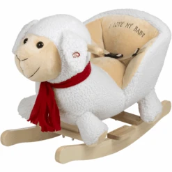 BabyGO - Schommeldier Schaap 8 BabyGO - Schommeldier Schaap -Kinderspeelgoed babygo schommeldier schaap a237657 3