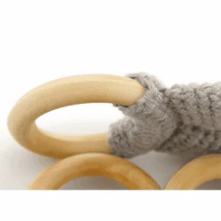 BabyJem Houten Bijtring Konijntje, Grijs 7 BabyJem Houten Bijtring Konijntje, Grijs -Kinderspeelgoed babyjem houten bijtring konijntje grijs a375266 3