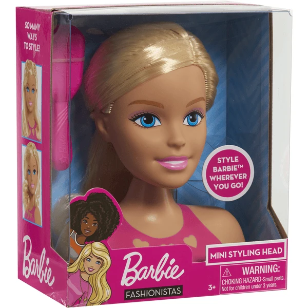 Barbie Mini Kapperskop, Blond Haar 3 Barbie Mini Kapperskop, Blond Haar - Afbeelding 3