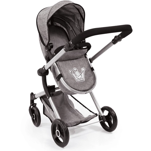 Bayer Design Combi Poppenwagen Vario Grijs 3 Bayer Design Combi Poppenwagen Vario Grijs - Afbeelding 3