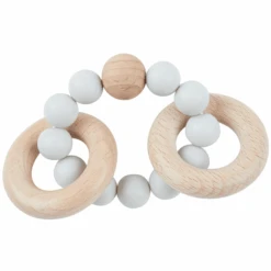 Bieco Bijtring Met Siliconenketting Grijs -Kinderspeelgoed bieco bijtring met siliconenketting grijs a304429 3