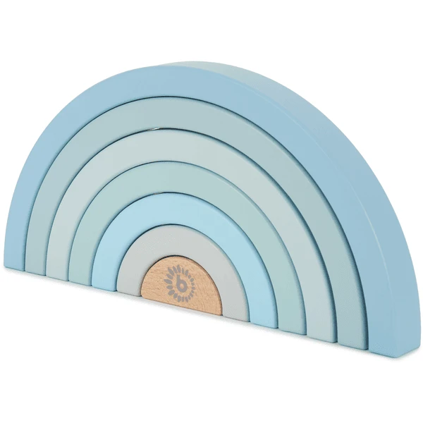 Bieco Houten Regenboog Om Blauw Te Stapelen 1 Bieco Houten Regenboog Om Blauw Te Stapelen