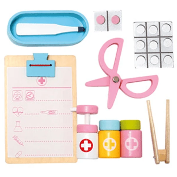 Bino Houten Dokterskoffer 16 St. 4 Bino Houten Dokterskoffer 16 St. - Afbeelding 4