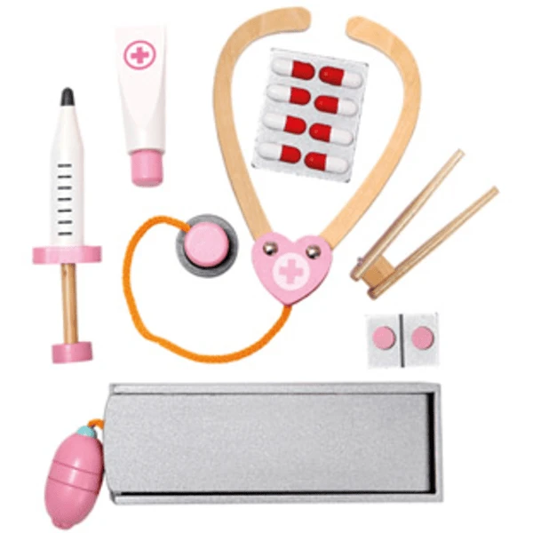 Bino Houten Dokterskoffer 16 St. 5 Bino Houten Dokterskoffer 16 St. - Afbeelding 5