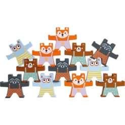 Bino Houten Evenwichtsspel, Beren