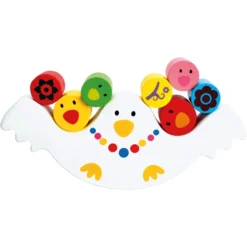 Bino Houten Evenwichtsspel, Zeemeeuw -Kinderspeelgoed bino houten evenwichtsspel zeemeeuw a360497 4