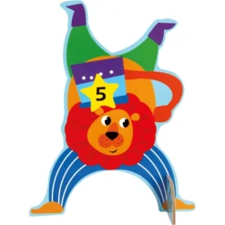 Bino Kinderspel K Rocket Set Van Hout, Circus 9 Bino Kinderspel K Rocket Set Van Hout, Circus -Kinderspeelgoed bino kinderspel k rocket set van hout circus a360509 4