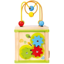 Bino Motoriekkubus -Kinderspeelgoed bino motoriekkubus a212143 2