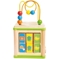 Bino Motoriekkubus -Kinderspeelgoed bino motoriekkubus a212143 3