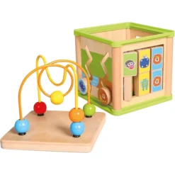 Bino Motoriekkubus -Kinderspeelgoed bino motoriekkubus a212143 4
