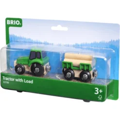 BRIO Tractor Met Houten Aanhanger 33799 -Kinderspeelgoed brio tractor met houten aanhanger 33799 a172947 2
