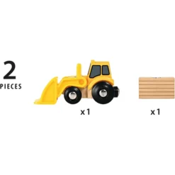 BRIO® WORLD Frontlader Met Magneetlading 7 BRIO® WORLD Frontlader Met Magneetlading -Kinderspeelgoed brio world frontlader met magneetlading a271507 2