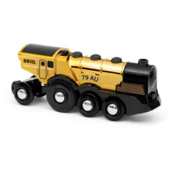 BRIO ® WORLD Golden E Batterij Locomotief Met Licht En Geluid
