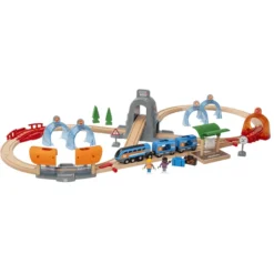 BRIO ® WORLD Smart Tech Sound Action Tunnel Passagierstrein Set