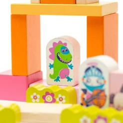 Cubika Houten Blokken Bouwset "Stad Voor Meisjes 8 Cubika Houten Blokken Bouwset "Stad Voor Meisjes -Kinderspeelgoed cubika houten blokken bouwset stad voor meisjes a345699 3