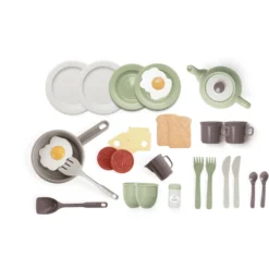 Dantoy Green Tuin Ontbijt Set 8 Dantoy Green Tuin Ontbijt Set -Kinderspeelgoed dantoy green tuin ontbijt set a332343 3