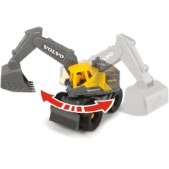 DICKIE Toys Volvo Graafmachine 8 DICKIE Toys Volvo Graafmachine -Kinderspeelgoed dickie toys volvo graafmachine a293570 3