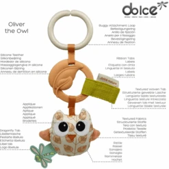 Dolce Earth Olive R De Uil -Kinderspeelgoed dolce earth olive r de uil a373848 3