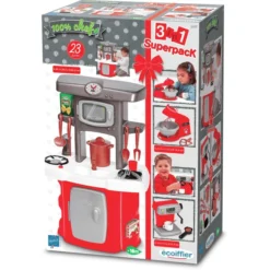 Ecoiffier 3-in-1 Superpack Met Keuken, Espressomachine En Keukenmachine 9 Ecoiffier 3-in-1 Superpack Met Keuken, Espressomachine En Keukenmachine -Kinderspeelgoed ecoiffier 3 in 1 superpack met keuken espressomachine en keukenmachine a363395 4