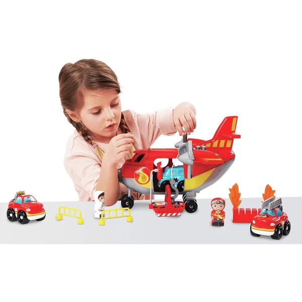 Ecoiffier Abrick Brandweer Vrachtvliegtuig 2 Ecoiffier Abrick Brandweer Vrachtvliegtuig - Afbeelding 2