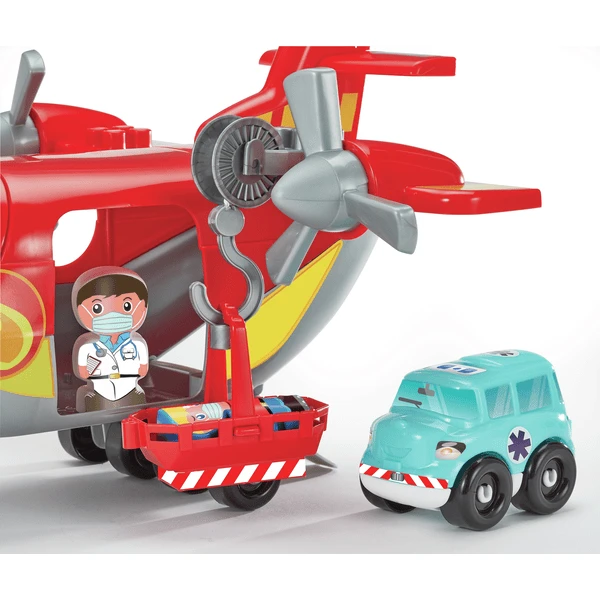 Ecoiffier Abrick Brandweer Vrachtvliegtuig 5 Ecoiffier Abrick Brandweer Vrachtvliegtuig - Afbeelding 5