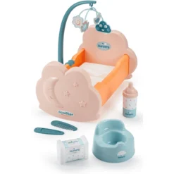 Ecoiffier Poppenwieg Met Accessoires