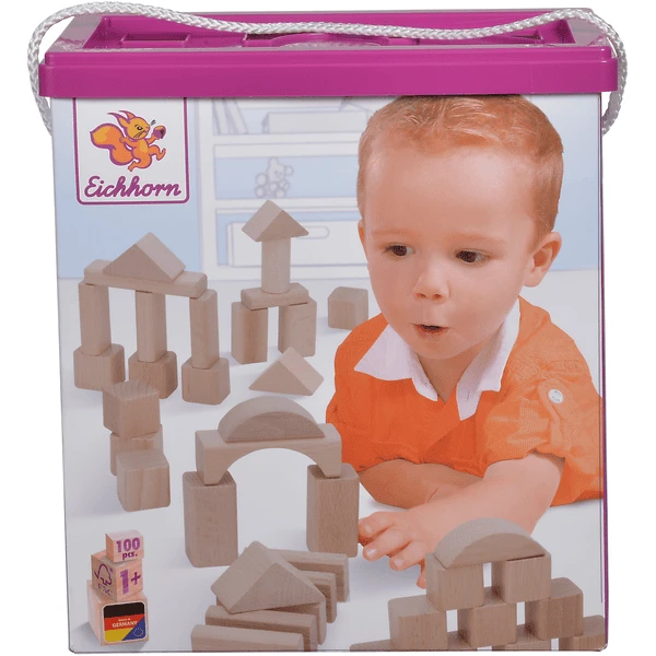 Eichhorn Natuurlijke Houten Bouwstenen 4 Eichhorn Natuurlijke Houten Bouwstenen - Afbeelding 4