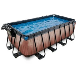 EXIT TOYS EXIT Frame Zwembad 4x2x1,22m (12v Sand Filter) - Houtoptiek + Zonnedak + Warmtepomp 7 EXIT TOYS EXIT Frame Zwembad 4x2x1,22m (12v Sand Filter) - Houtoptiek + Zonnedak + Warmtepomp -Kinderspeelgoed exit frame zwembad 4x2x1 22m 12v sand filter houtoptiek zonnedak warmtepomp a305971 2