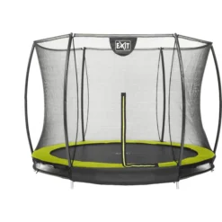 EXIT TOYS EXIT Silhouette Inground Trampoline ΓΈ244cm Met Veiligheidsnet - Groen