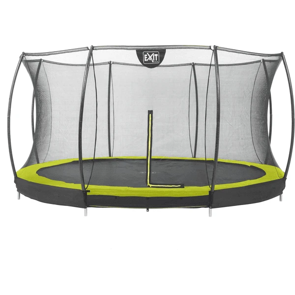 EXIT TOYS EXIT Silhouette Inground Trampoline ø366cm Met Veiligheidsnet - Groen 1 EXIT TOYS EXIT Silhouette Inground Trampoline ø366cm Met Veiligheidsnet - Groen