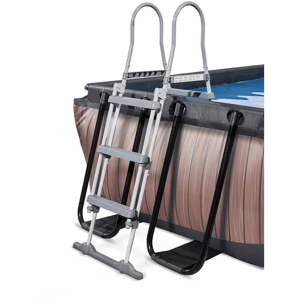 EXIT TOYS EXIT Wood Pool 400x200x100cm Met Afdekking, Sand Filter En Warmtepomp, Bruin 5 EXIT TOYS EXIT Wood Pool 400x200x100cm Met Afdekking, Sand Filter En Warmtepomp, Bruin - Afbeelding 5