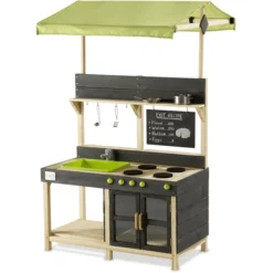 EXIT TOYS EXIT Yummy 300 Houten Buitenkeuken - Naturel -Kinderspeelgoed exit yummy 300 houten buitenkeuken naturel a265527 2