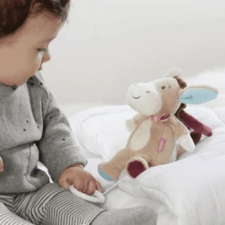 FEHN Monkey Donkey Mini-Muziekdier Ezel -Kinderspeelgoed fehn monkey donkey mini muziekdier ezel a074434 2