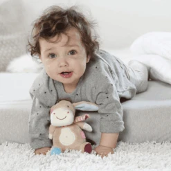 FEHN Monkey Donkey Mini-Muziekdier Ezel -Kinderspeelgoed fehn monkey donkey mini muziekdier ezel a074434 4