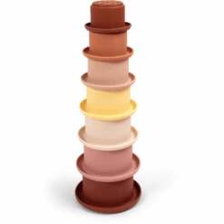 Filibabba Siliconen Stapelbeker - Roos