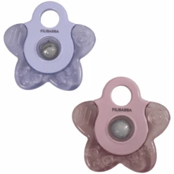 Filibabba Verkoelende Ster Bijtring 2-Pack - Rose Mix