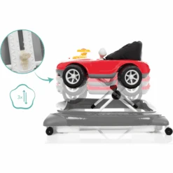 Fillikid Loopwagen Auto Grijs Rood -Kinderspeelgoed fillikid loopwagen auto grijs rood a207346 4