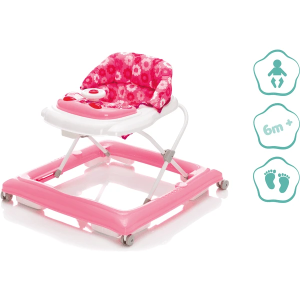 Fillikid Loopwagen Roze 2 Fillikid Loopwagen Roze - Afbeelding 2