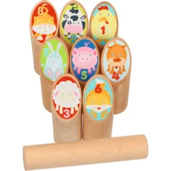 Goki KUBB Spel Voor Beginners Incl. Katoenen Zak -Kinderspeelgoed goki kubb spel voor beginners incl katoenen zak a352142 2