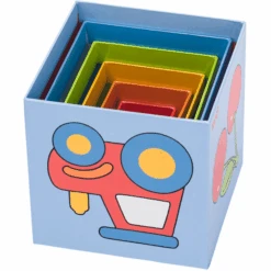 Goki Stapelende Kubus -Kinderspeelgoed goki stapelende kubus a305646 3