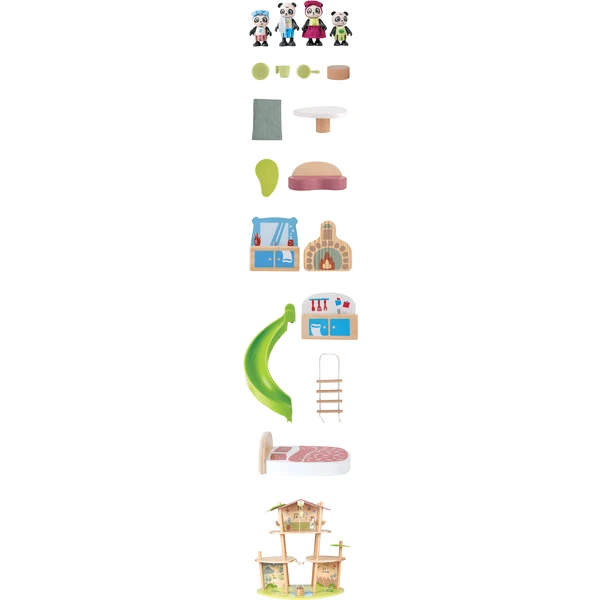 Hape Het Bamboehuis Van Panda's - Green Planet Explore Rs 4 Hape Het Bamboehuis Van Panda's - Green Planet Explore Rs - Afbeelding 4