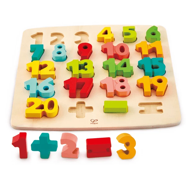 Hape Puzzel Met Cijfers En Rekenkundige Tekens 3 Hape Puzzel Met Cijfers En Rekenkundige Tekens - Afbeelding 3