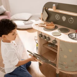 Howa Kinderkeuken " Lucky " Van Hout -Kinderspeelgoed howa kinderkeuken lucky van hout a349761 2