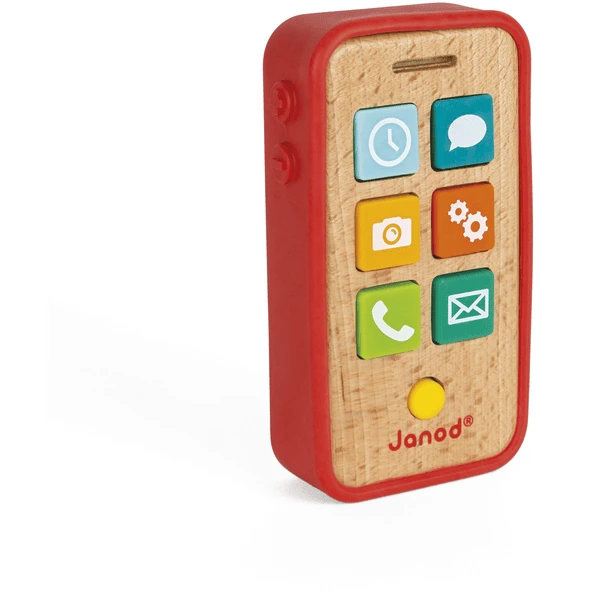 Janod® Smartphone Hout Met Functies 1 Janod® Smartphone Hout Met Functies