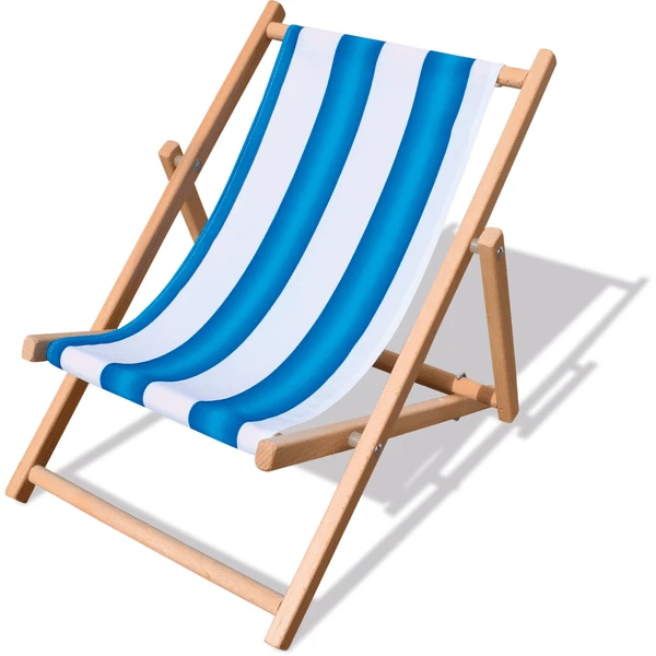 John® Kinderfauteuil Blauw/wit 3 John® Kinderfauteuil Blauw/wit - Afbeelding 3