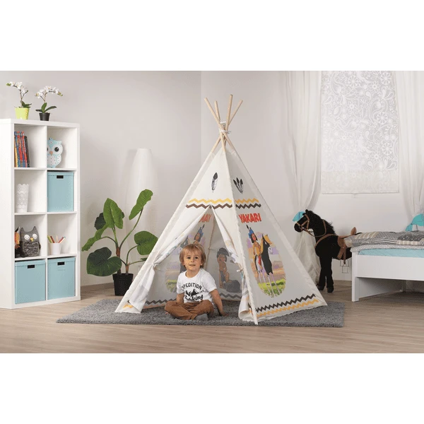 John® Original Houten Tipi - Yakari 2 John® Original Houten Tipi - Yakari - Afbeelding 2