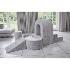 KIDKII Nordic Kogelbad, Zijde, Lichtgrijs -Kinderspeelgoed kidkii nordic kogelbad zijde lichtgrijs a375344 3