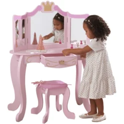 KidKraft® Prinses Kaptafel & Stoel -Kinderspeelgoed kidkraft prinses kaptafel stoel a220070 2