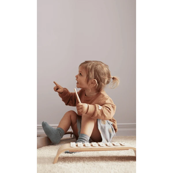 Kids Concept® Xylofoon Wit 2 Kids Concept® Xylofoon Wit - Afbeelding 2